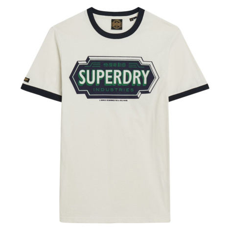 Superdry  235501  Tričká s krátkym rukávom Biela
