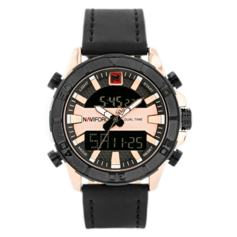 Pánske hodinky NAVIFORCE - NF9114 (zn046d) - black/rosegold