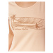 Svetloružové dámske tričko s potlačou Rip Curl