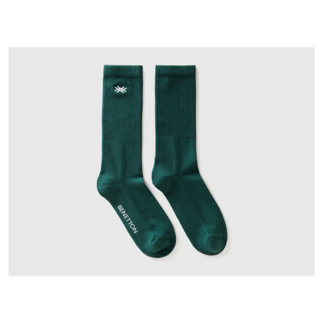 Benetton, Socks With Embroidered Logo United Colors of Benetton