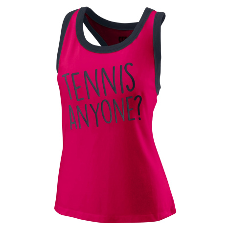 Dámské tílko Wilson Tennis Anyone Tech Tank W Love