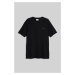 TRIČKO GANT SLUB TEXTURE SS T-SHIRT BLACK