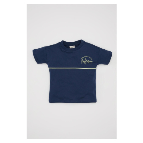 DEFACTO Baby Boy Printed Short Sleeve T-Shirt