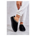 Suede Slippers Black Buffie