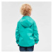 Detská turistická softshellová bunda mh550 od 2 až do 6 rokov tyrkysová