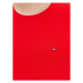 Tommy Hilfiger Tričko MW0MW10800 Červená Slim Fit