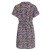VILA Košeľové šaty 'Sille'  svetlobéžová / zmiešané farby