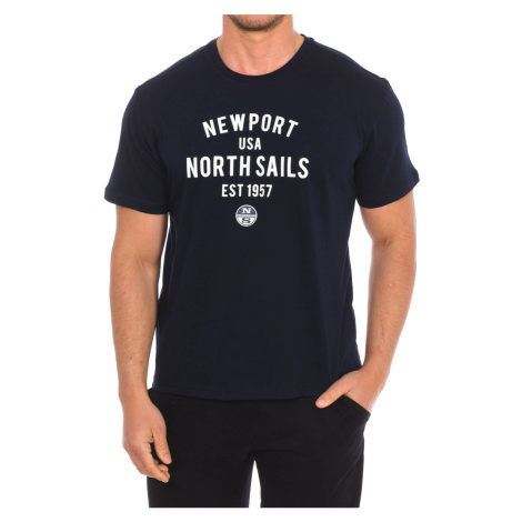 North Sails  9024010-800  Tričká s krátkym rukávom Námornícka modrá