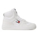 Tommy Jeans Sneakersy Mid Cut Basket EM0EM01164 Biela