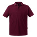 Burgundy Men's Polo Shirt Pure Organic Russell