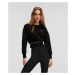 Mikina Karl Lagerfeld Branded Elastic Sweatshirt Čierna