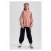 DEFACTO Girls' Parachute Cotton Trousers