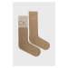 Ponožky Calvin Klein pánske, béžová farba