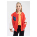 DEFACTO Girls College Collar Bomber Cardigan