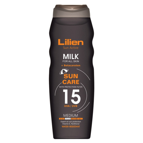 Lilien Sun Active opaľovacie mlieko OF 15 - 200 ml