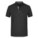 James&amp;Nicholson Pánska polokošeľa JN964 Black