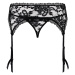 Podväzkový pás Obsessive Catia garter belt Farba: Čierna