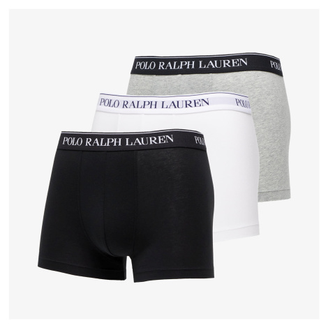 Ralph Lauren Stretch Cotton Classic Trunks Grey/ White/ Black L