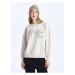 LC Waikiki Crew Neck Embroidered Long Sleeve Oversize Women's Sweatshirt