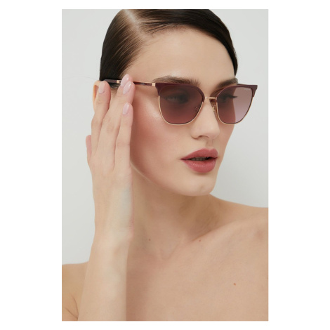 Slnečné okuliare VOGUE dámske, ružová farba