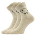 Boma Ovečkana Unisex teplé ponožky - 3 páry BM000002820700101384 režné melé