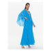 ViCOLO Večerné šaty TE0030 Modrá Regular Fit