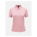 Polokošeľa Peak Performance W Alta Polo Warm Blush