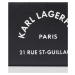 Peňaženka Karl Lagerfeld Rue St Guillaume Cont Zip Wlt Čierna