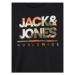 Jack&Jones Junior Blúzka Luke 12259498 Čierna Standard Fit