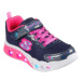 Dievčenská rekreačná obuv SKECHERS Flutter Heart Lights navy