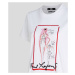 Tričko Karl Lagerfeld Archive T-Shirt White