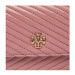 Tory Burch Kabelka Kira Moto Quilt Mini Top Handle Chain Wallet 155893 Ružová