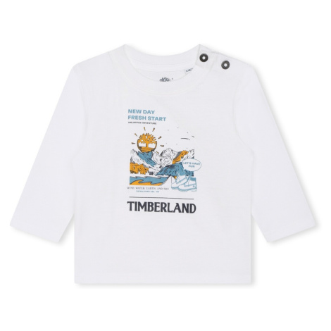 Timberland  T60005-10P-C  Tričká s krátkym rukávom Biela