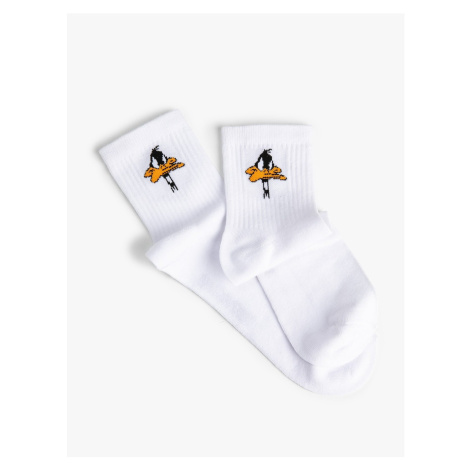 Koton Daffy Duck Cleat Socks Licensed Embroidered