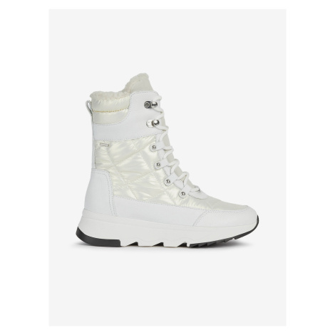 Zimná obuv pre ženy Geox - biela, krémová