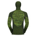 Odlo BL TOP WITH FACEMASK L/S BLACKCOMB ECO Pánske tričko s integrovanou kuklou, zelená, veľkosť