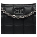 Calvin Klein Kabelka Square Quilt Chain Elongated Bag K60K612017 Čierna