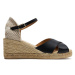 Geox Espadrilky D Gelsa Low D45NGA 00085 C9999 Čierna