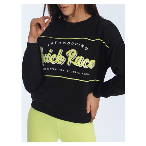 Black women's sweatshirt RACE BY0825 DStreet