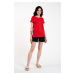 Women's blouse Ksenia with short sleeves - red