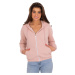 SVETLORUŽOVÁ MIKINA NA ZIPS -RV-BL-8855.20-LIGHT PINK