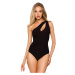 M726 Cut-out necline bodysuit - black