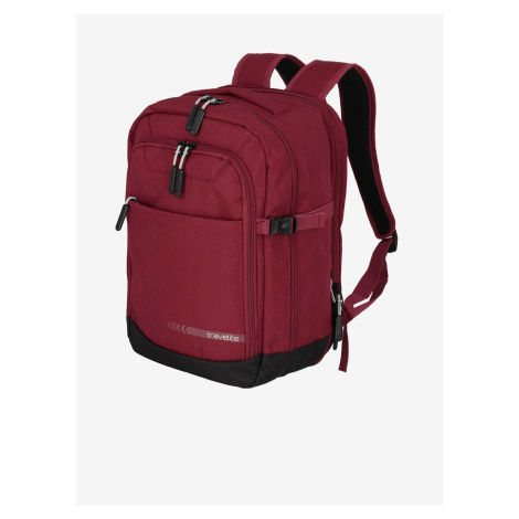 Vínový dámsky batoh Travelite Kick Off Cabin Backpack Red