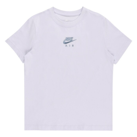 Nike Sportswear Tričko  sivá / pastelovo fialová