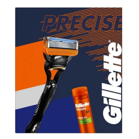 Gillette Fusion5 Darčeková kazeta holiaci strojček Fusion5 1 ks + gél