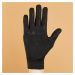 Detské jazdecké rukavice 100 čierne