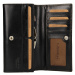 Dámska kožená peňaženka Lagen Nathalie - čierna