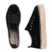 Manebi Espadrilky Sneakers D K 1.0 E0 Čierna