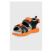 Detské sandále Geox oranžová farba
