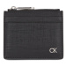 Calvin Klein Puzdro na kreditné karty Ck Must Cardholder W/Zip K50K510885 Čierna